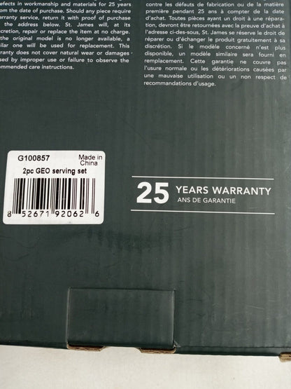 Geo 2 pc Serving Set 4