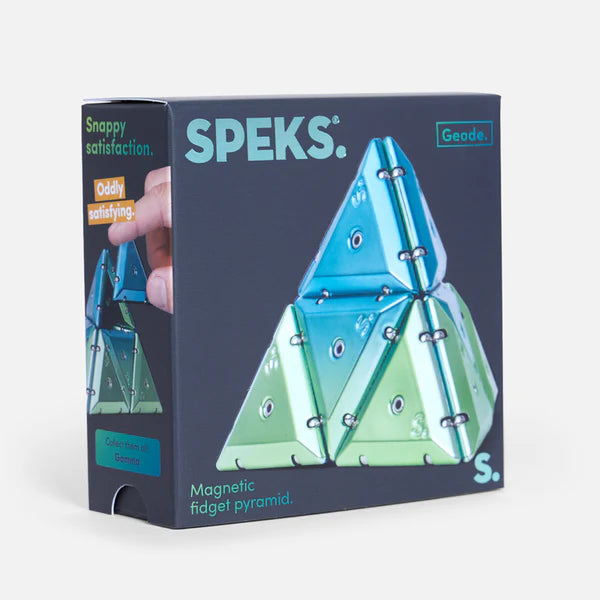 Speks Geode Magnetic Fidget Toy - Pyramid - Gamma