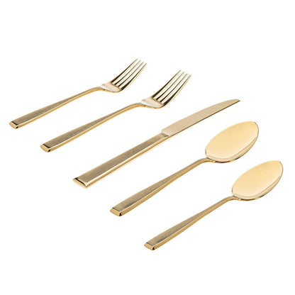 Godinger, Ingot Gold, 20 Piece Set, 18/10 Stainless Steel