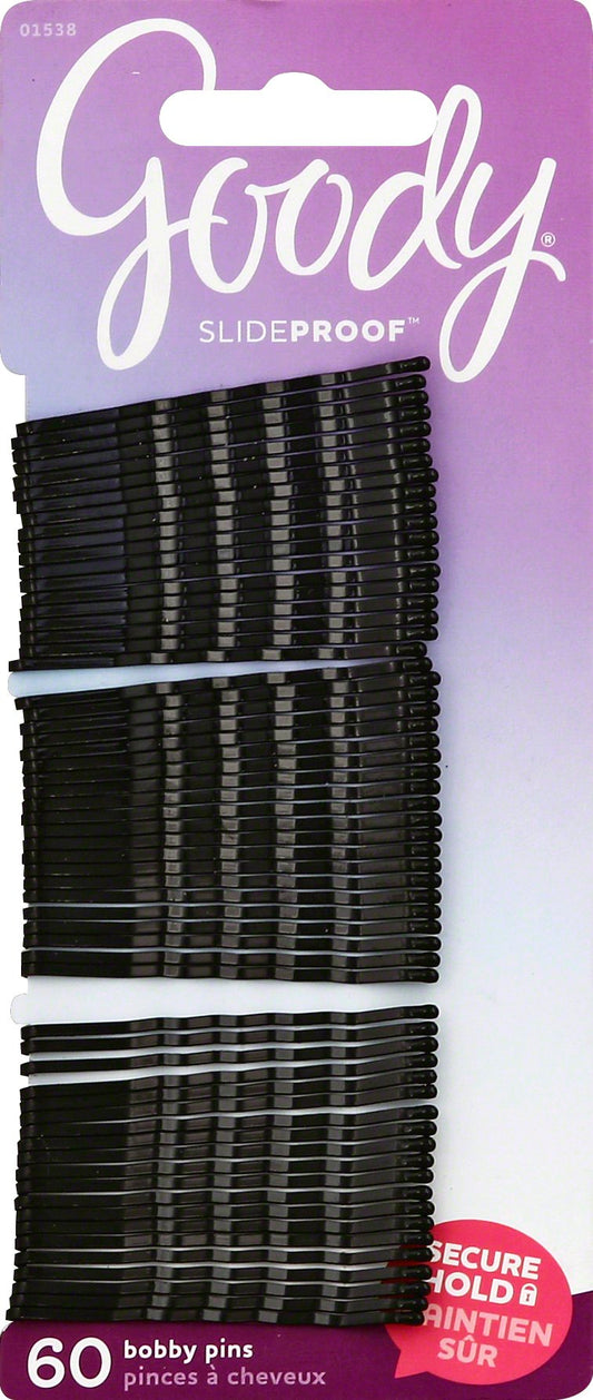 Goody Black Bobby pins 60 Ct.
