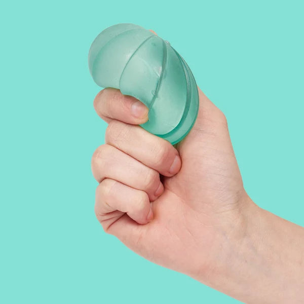 Speks Gump Surface Memory Gel Stress Ball - Sea Glass Edge