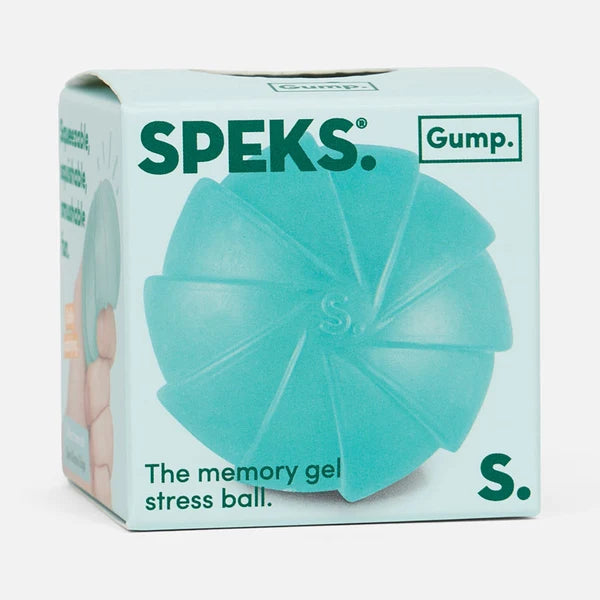 Speks Gump Surface Memory Gel Stress Ball - Sea Glass Edge