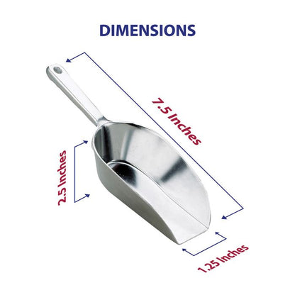 HIC Kitchen Flat Bottom Food Utility Scoop, 7.5in 3