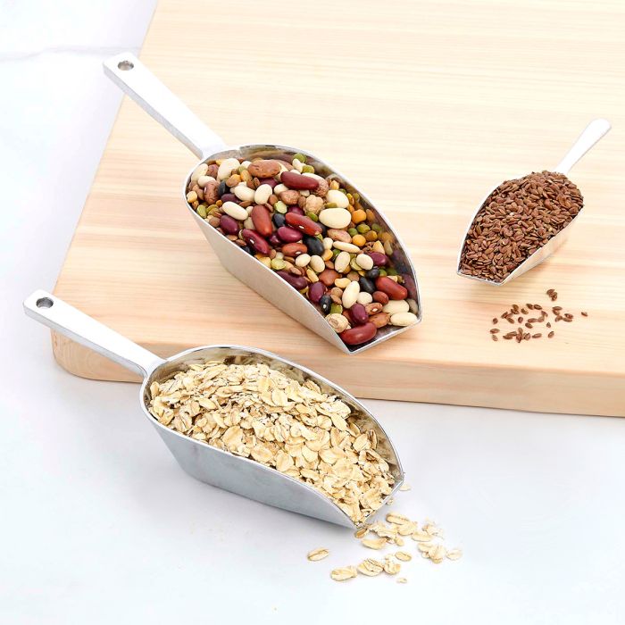 HIC Kitchen Flat Bottom Food Utility Scoop, 7.5in 4