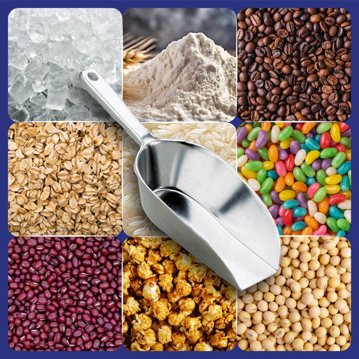 HIC Kitchen Flat Bottom Food Utility Scoop, 7.5in 5