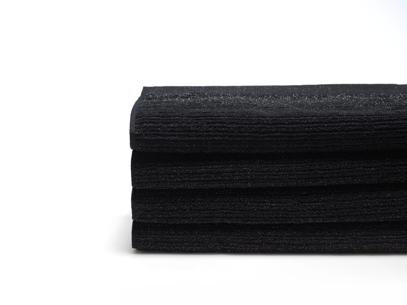 Hand Towel, Gild Black Metallic