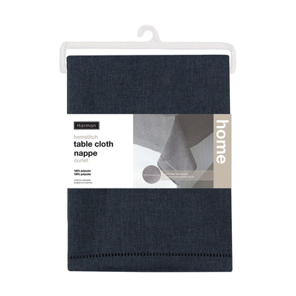 Harman Hemstitch Table Cloth Navy 52X70 1