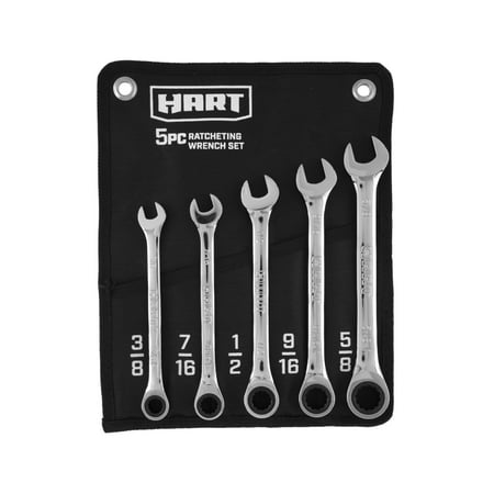 Hart Sae 5 Pc. Ratcheting Wrench Set