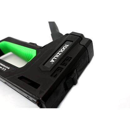 4in1 Professional Heavy Duty Staple Gun & 1000 Staple Selection Pack Nail Gun