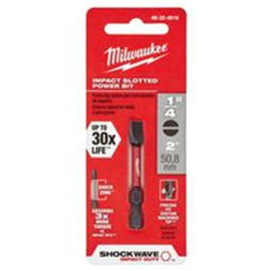 IMPACT PWR BIT SL1/4"X2" 1