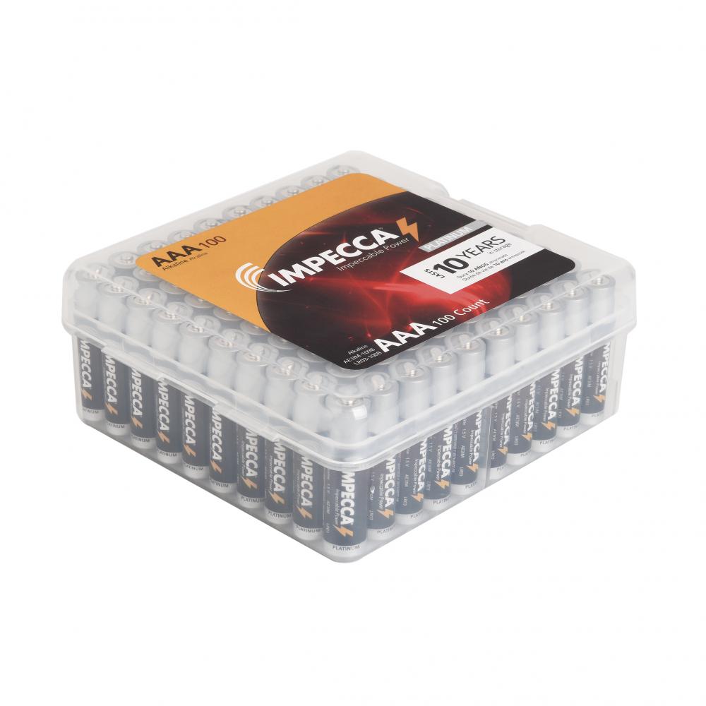 IMPECCA ALKALINE AAA 100-PK  (LR03-100B)