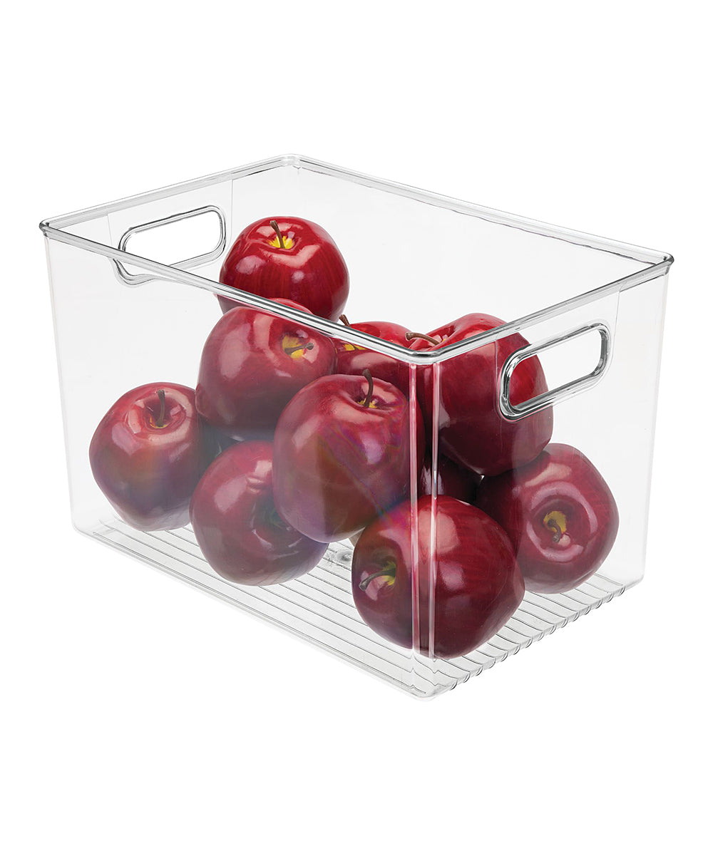 Idesign Clear Kitchen Bin 8'' X 12'' X 7.75''