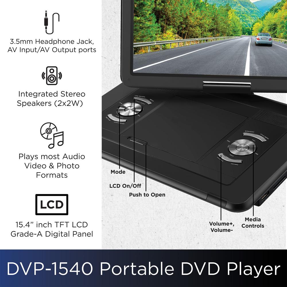 Impecca 15.4'' Portable Dvd Player 4