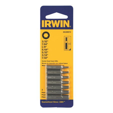 Irwin 7 Pc. Socket Hex Bits