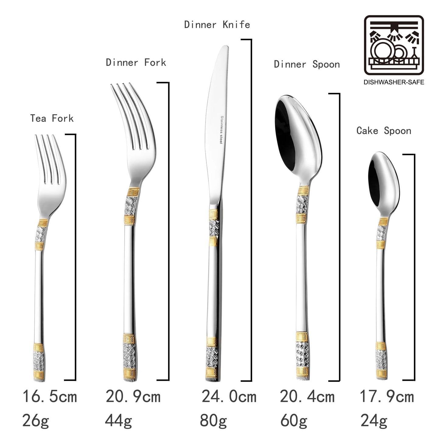 Joseph Sedgh Collection 20 Piece 18/10 #582G-20 4