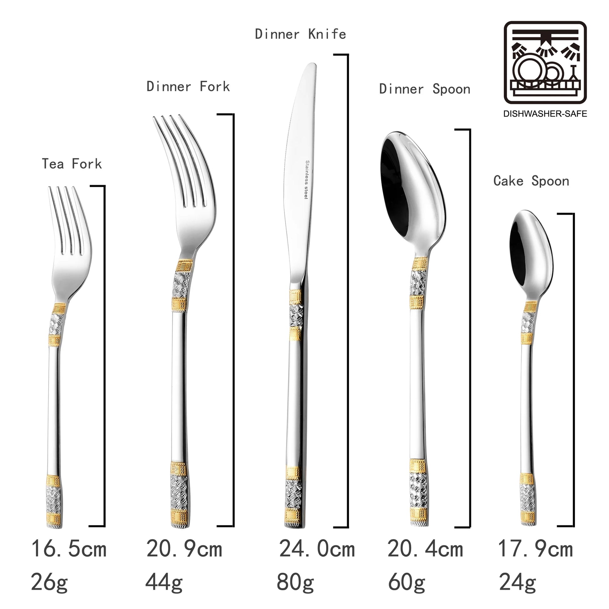 Joseph Sedgh Collection 20 Piece 18/10 #582G-20 4