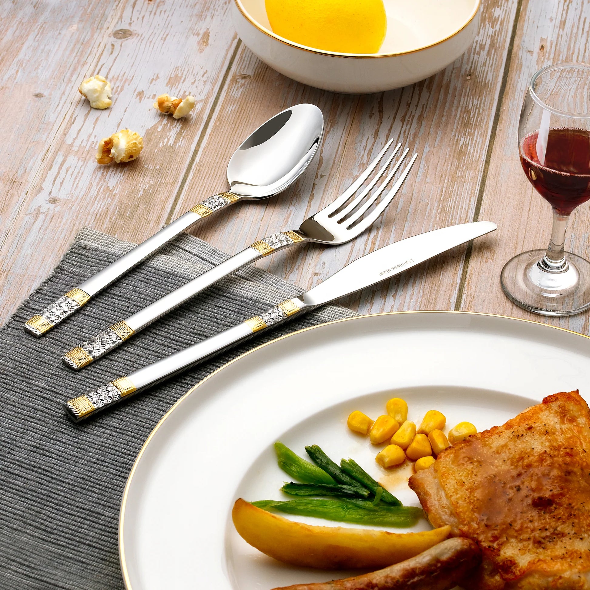 Joseph Sedgh Collection 20 Piece 18/10 #582G-20 6