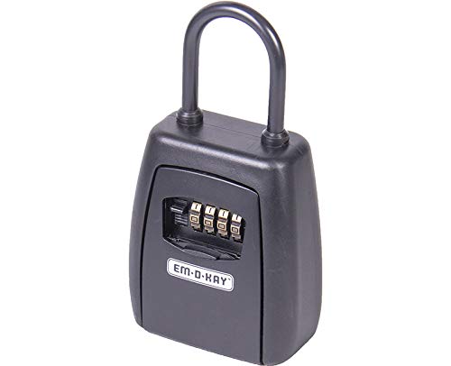 KEY LOCK BOX WITH SHACKLE 4 DIAL RESETTABLE COMBIN 1