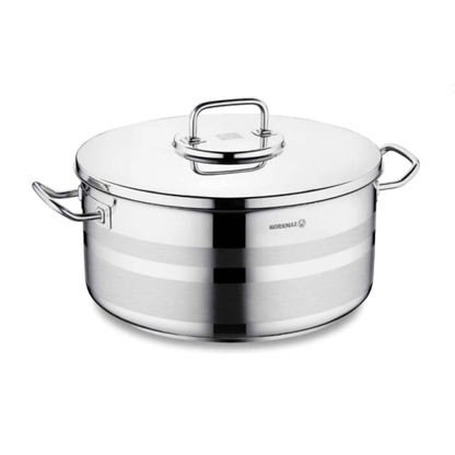 Korkmaz Low Casserole 18 Qt Stockpot 1