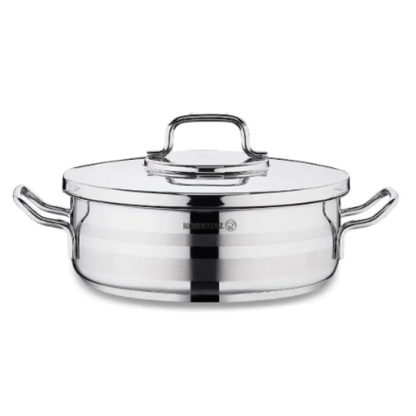 Korkmaz Low Casserole Stockpot 7 Litter