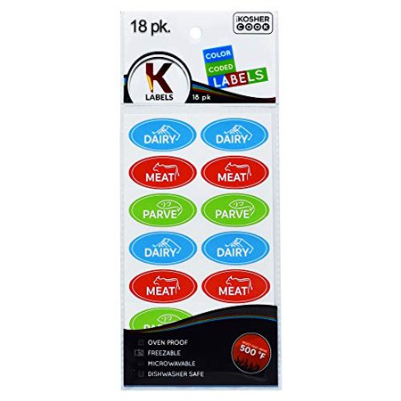 Kosher Labels18PK. - Assorted 1