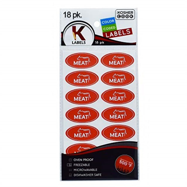 Kosher Labels18PK. - Meat