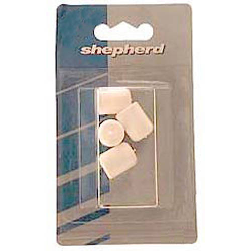 LEG TIP-PLASTIC-#5-WHITE-1"-