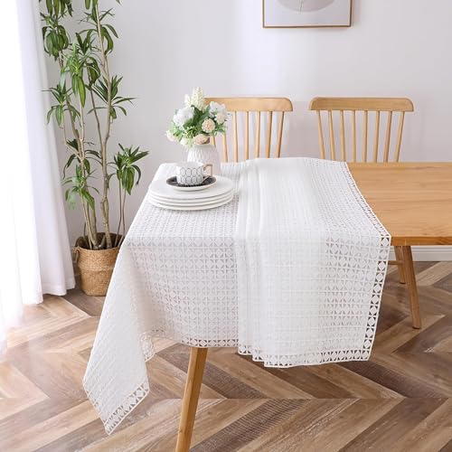 Lace Diamond Tablecloth 70x108 1