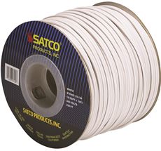 Lamp And Lighting Bulk Wire; White 18/2 SPT-1 105C; 250