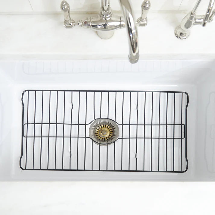 Large Coated Steel Sink Protector - Black 4