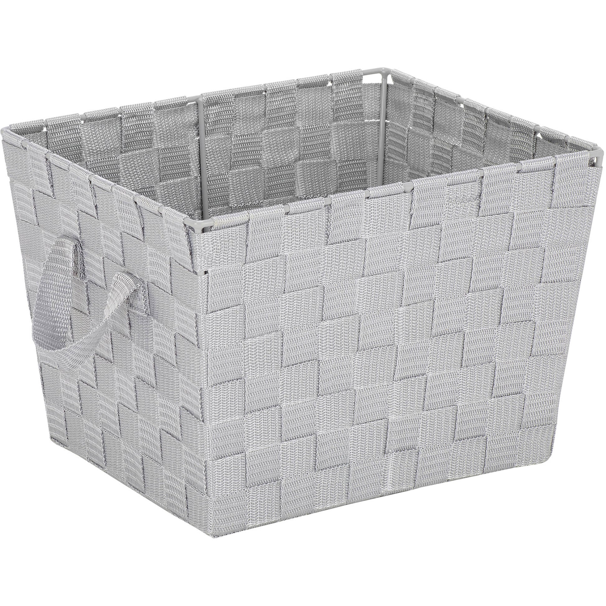 Large Woven Basket Heatergray