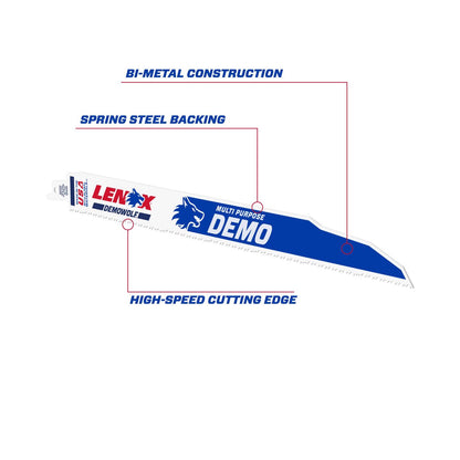 Lenox Demo Sawzale Blades 12'' Multi Use 2