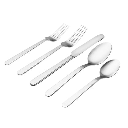Lola Matte 18/0 Stainless Steel 20 Piece Flatware Set