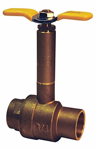 Long Bonnet Ball Valve 1/2'' Brass