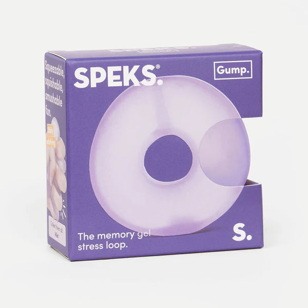 Speks Gump Loop Memory Gel Stress Ball - Mist