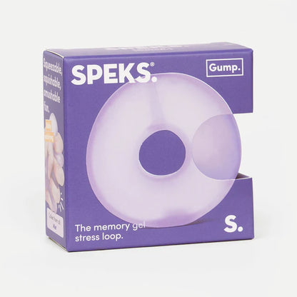 Speks Gump Loop Memory Gel Stress Ball - Mist