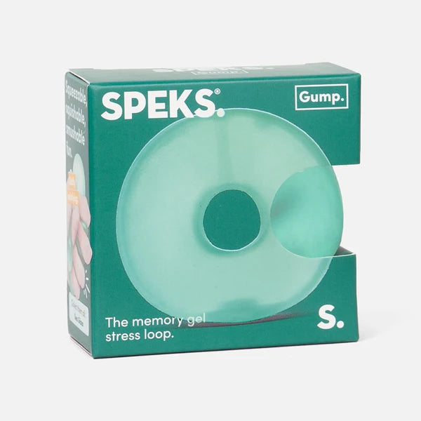 Speks Gump Loop Memory Gel Stress Ball - Sea Glass