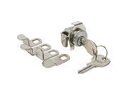MAIL BOX LOCK WITH NUT & CLIP W/5 CAMS NA14 KEYWAY