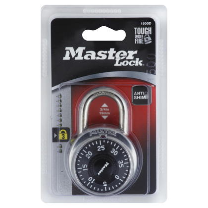 MASTER COMB.LOCK-STANDARD-BLAK 2