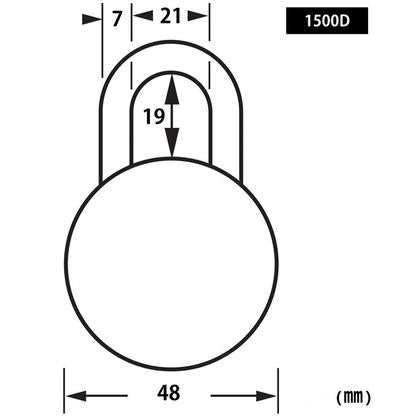 MASTER COMB.LOCK-STANDARD-BLAK 3