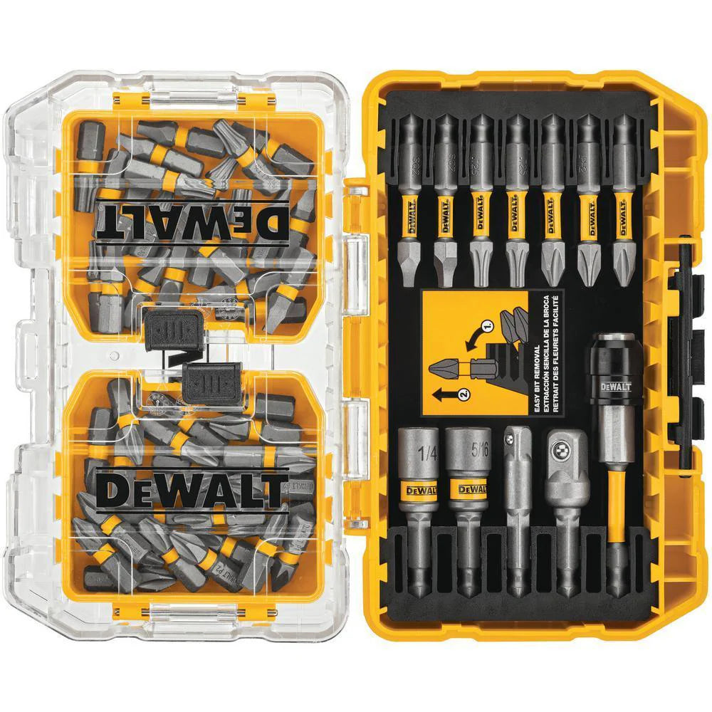 DeWalt Maxfit Screwdriver Bit Set Steel 60 pc