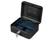 METAL CASH BOX WITH PLASTIC TRAY AND CAM LOCK 3.55
