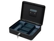 METAL CASH BOX WITH PLASTIC TRY AND CAM LOCK 3.55"