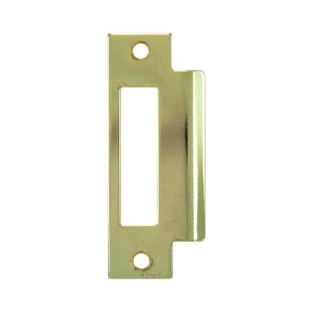 MORTISE LOCK STRIKE W/LARGE HOLE AND LIP 4-7/8" OV
