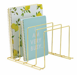 MULTI-PURPOSE LARGE BRASS ORGANIZER