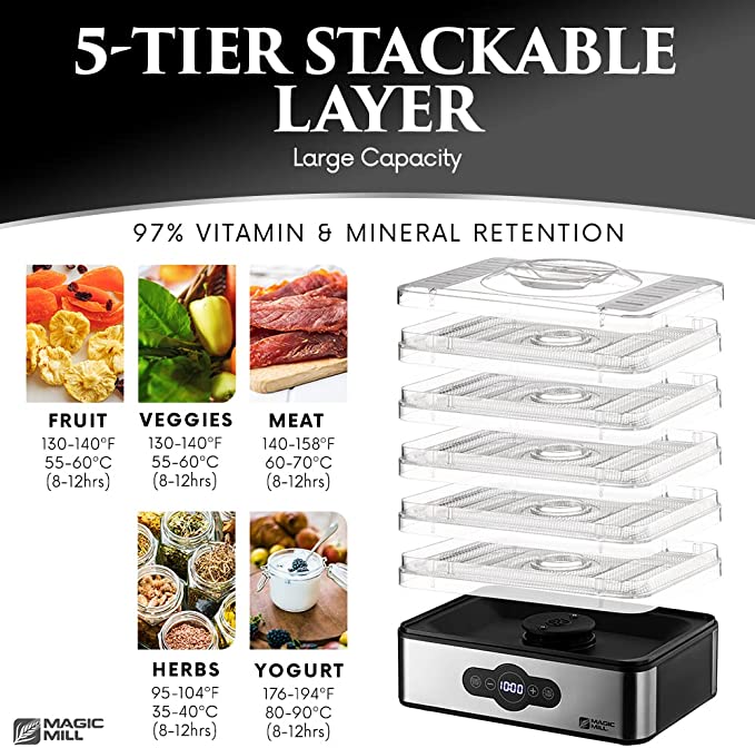 Magic Mill Food Dehydrator Machine 7