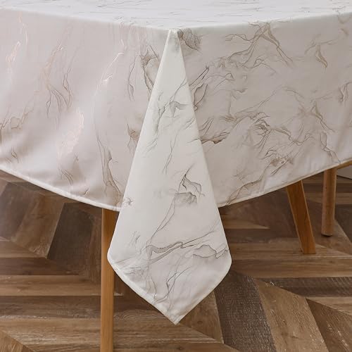 Majestic Stormy Velvet W.Gold 60'' X 90'' Table Cloth