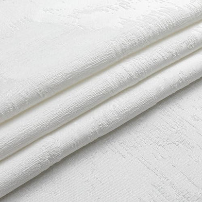 Majestic Tablecloth, Chenille Circle-White 3