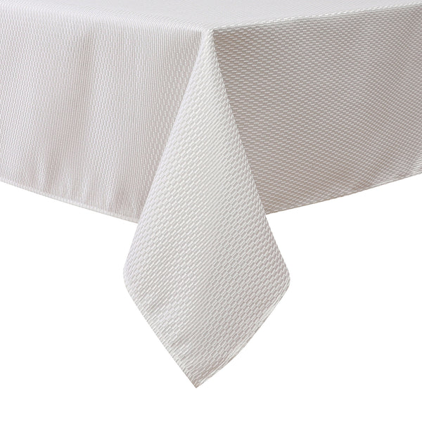 Majestic Tablecloth, Chenille, White 1
