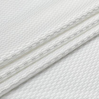 Majestic Tablecloth, Chenille, White 3